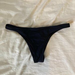 Black Aerie Cheeky Bikini Bottoms